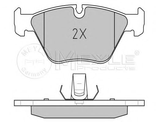 MEYLE 025 231 8320 Тормозные колодки для BMW (Бмв) MEYLE 025 231 8320 Тормозные колодки для BMW (Бмв)