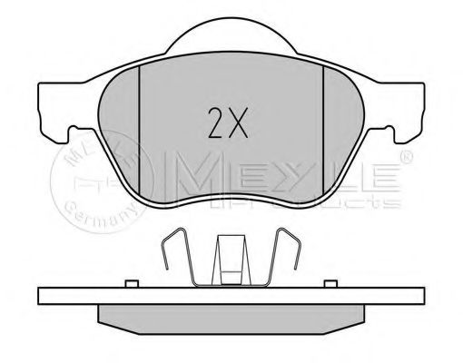 MEYLE 025 232 1518 Тормозные колодки для RENAULT LAGUNA II (Рено Лагуна 2) MEYLE 025 232 1518 Тормозные колодки для RENAULT LAGUNA II (Рено Лагуна 2)