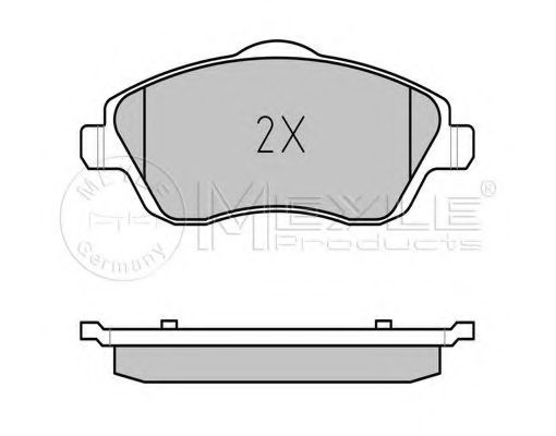 MEYLE 025 232 2517 Тормозные колодки для OPEL VITA C (Опель Vита c) MEYLE 025 232 2517 Тормозные колодки для OPEL VITA C (Опель Vита c)