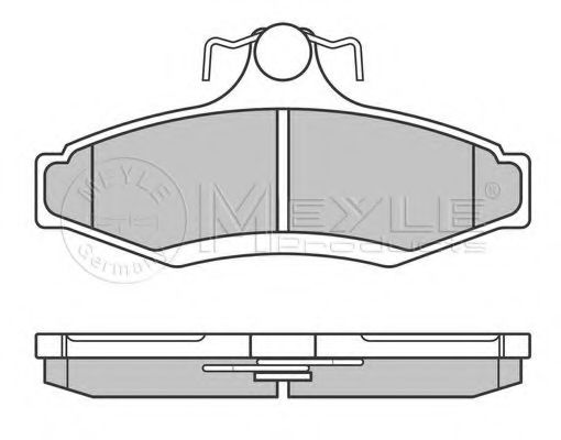 MEYLE 025 232 3714 Тормозные колодки для DAEWOO KONDOR (Дэу Кондор) MEYLE 025 232 3714 Тормозные колодки для DAEWOO KONDOR (Дэу Кондор)