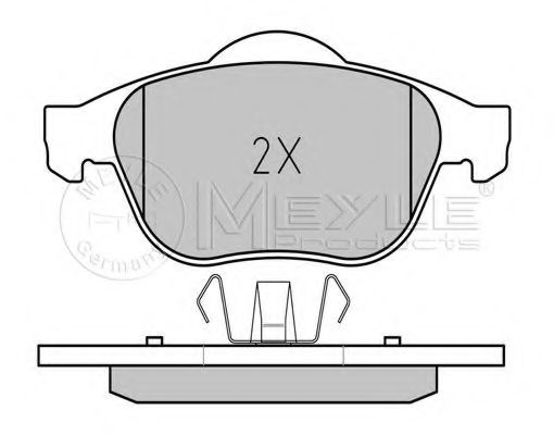 MEYLE 025 232 4518 Тормозные колодки для RENAULT LAGUNA II (Рено Лагуна 2) MEYLE 025 232 4518 Тормозные колодки для RENAULT LAGUNA II (Рено Лагуна 2)
