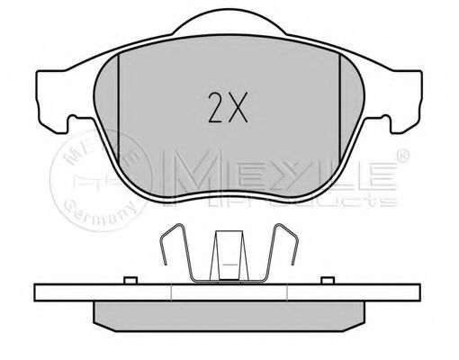 MEYLE 025 232 4818 Тормозные колодки для RENAULT ESPACE IV (Рено Эспейс 4) MEYLE 025 232 4818 Тормозные колодки для RENAULT ESPACE IV (Рено Эспейс 4)