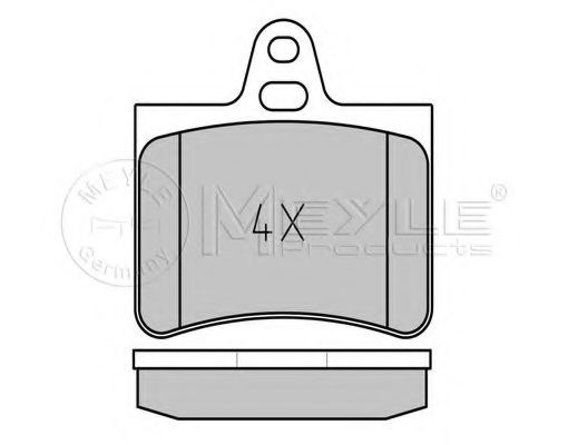 MEYLE 025 233 0515 Тормозные колодки для CITROËN C5 II (CитроËн С5 2) MEYLE 025 233 0515 Тормозные колодки для CITROËN C5 II (CитроËн С5 2)