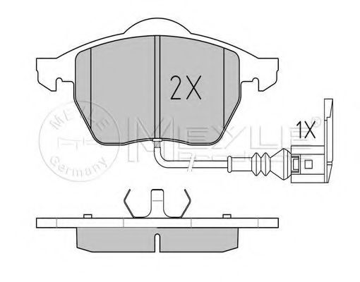 MEYLE 025 233 9219/W Тормозные колодки для VOLKSWAGEN (Фольксваген) MEYLE 025 233 9219/W Тормозные колодки для VOLKSWAGEN (Фольксваген)