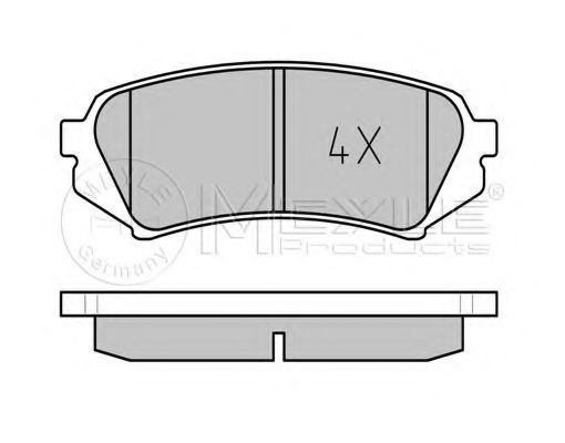 MEYLE 025 235 3917 Тормозные колодки для TOYOTA PRADO (Тойота/тоета Прадо) MEYLE 025 235 3917 Тормозные колодки для TOYOTA PRADO (Тойота/тоета Прадо)