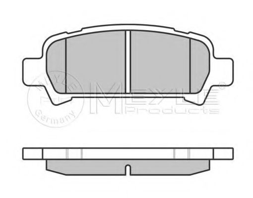MEYLE 025 235 7214/W Тормозные колодки для SUBARU LIBERTY III (Субару Либэртъ 3) MEYLE 025 235 7214/W Тормозные колодки для SUBARU LIBERTY III (Субару Либэртъ 3)