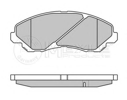 MEYLE 025 235 8416/W Тормозные колодки для MITSUBISHI LANCER (Митсубиши/митсубиси Ланcэр) MEYLE 025 235 8416/W Тормозные колодки для MITSUBISHI LANCER (Митсубиши/митсубиси Ланcэр)
