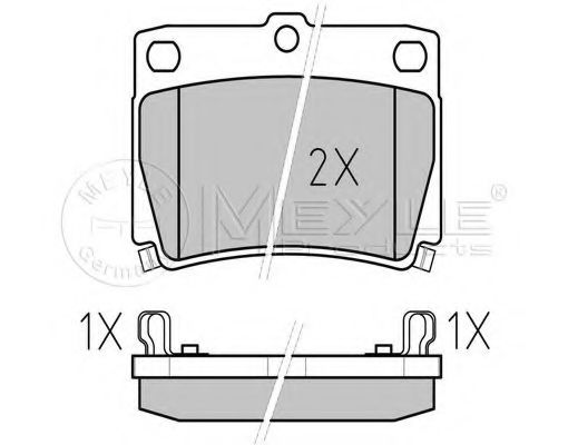 MEYLE 025 235 9315/W Тормозные колодки для MITSUBISHI CHALLENGER (Митсубиши/митсубиси Чаллэнгэр) MEYLE 025 235 9315/W Тормозные колодки для MITSUBISHI CHALLENGER (Митсубиши/митсубиси Чаллэнгэр)
