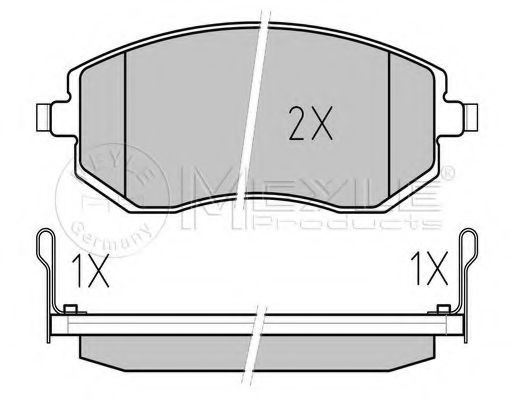 MEYLE 025 238 6517/W Тормозные колодки для SUBARU LIBERTY III (Субару Либэртъ 3) MEYLE 025 238 6517/W Тормозные колодки для SUBARU LIBERTY III (Субару Либэртъ 3)