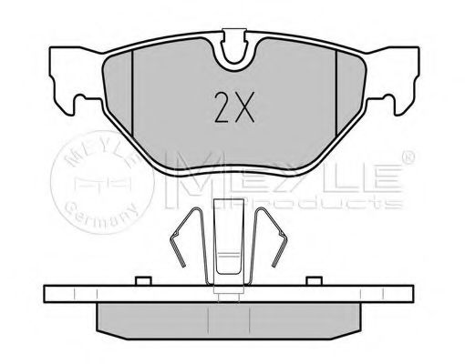 MEYLE 025 239 2617 Тормозные колодки для BMW (Бмв) MEYLE 025 239 2617 Тормозные колодки для BMW (Бмв)