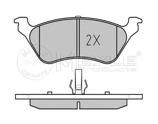 MEYLE 025 240 3616/W Тормозные колодки для CHRYSLER TOWN COUNTRY IV (Крайслер Таун кантри 4) MEYLE 025 240 3616/W Тормозные колодки для CHRYSLER TOWN COUNTRY IV (Крайслер Таун кантри 4)