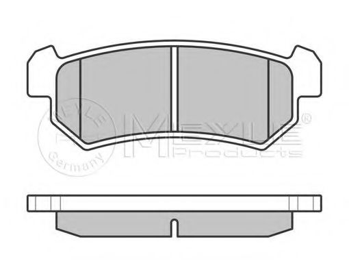 MEYLE 025 240 7114 Тормозные колодки для DAEWOO (Дэу) MEYLE 025 240 7114 Тормозные колодки для DAEWOO (Дэу)