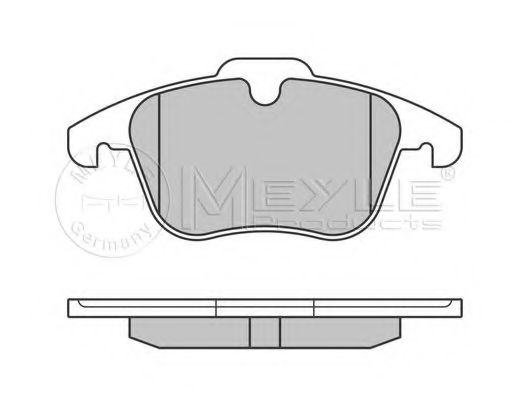 MEYLE 025 241 2319 Тормозные колодки для FORD S-MAX (Форд S макс) MEYLE 025 241 2319 Тормозные колодки для FORD S-MAX (Форд S макс)