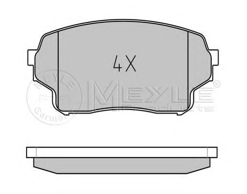 MEYLE 025 243 0115/W Тормозные колодки для SUZUKI GRAND NOMADE II (Сузуки Гранд номадэ 2) MEYLE 025 243 0115/W Тормозные колодки для SUZUKI GRAND NOMADE II (Сузуки Гранд номадэ 2)