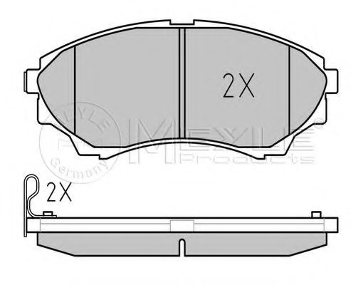 MEYLE 025 243 5316/W Тормозные колодки для MAZDA PROCEED/DRIFTER (Мазда Просид/дрифтэр) MEYLE 025 243 5316/W Тормозные колодки для MAZDA PROCEED/DRIFTER (Мазда Просид/дрифтэр)