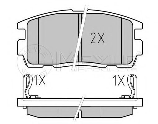 MEYLE 025 244 9815/W Тормозные колодки для CHEVROLET CAPTIVA (Шевроле Каптива) MEYLE 025 244 9815/W Тормозные колодки для CHEVROLET CAPTIVA (Шевроле Каптива)