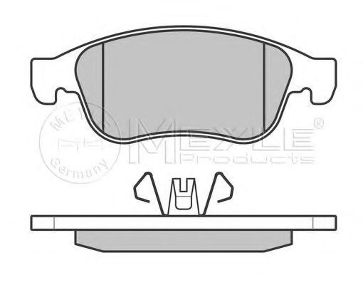 MEYLE 025 249 1418 Тормозные колодки для RENAULT GRAN III (Рено Гран 3) MEYLE 025 249 1418 Тормозные колодки для RENAULT GRAN III (Рено Гран 3)