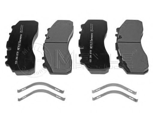 MEYLE 025 290 8730 Тормозные колодки для MERCEDES-BENZ ACTROS (Мэрcэдэс-бэнз Аcтрос) MEYLE 025 290 8730 Тормозные колодки для MERCEDES-BENZ ACTROS (Мэрcэдэс-бэнз Аcтрос)