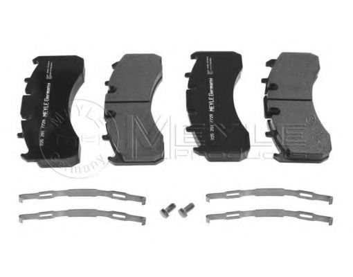 MEYLE 025 291 7729/S Тормозные колодки для RENAULT TRUCKS PREMIUM 2 (Рено трак Прэмиум 2) MEYLE 025 291 7729/S Тормозные колодки для RENAULT TRUCKS PREMIUM 2 (Рено трак Прэмиум 2)