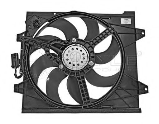 MEYLE 214 236 0001 Вентилятор, охлаждение двигателя для FIAT 500 C (Фиат 500 c) MEYLE 214 236 0001 Вентилятор, охлаждение двигателя для FIAT 500 C (Фиат 500 c)