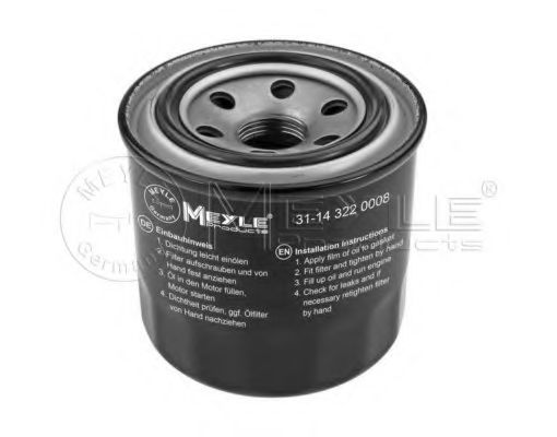 MEYLE 31-14 322 0008 Масляный фильтр для HONDA SHUTTLE (Хонда Шуттлэ) MEYLE 31-14 322 0008 Масляный фильтр для HONDA SHUTTLE (Хонда Шуттлэ)