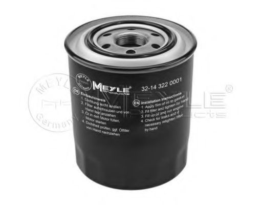 MEYLE 32-14 322 0001 Масляный фильтр для MITSUBISHI PAJERO/SHOGUN (Митсубиши/митсубиси Пажэро/шогун) MEYLE 32-14 322 0001 Масляный фильтр для MITSUBISHI PAJERO/SHOGUN (Митсубиши/митсубиси Пажэро/шогун)