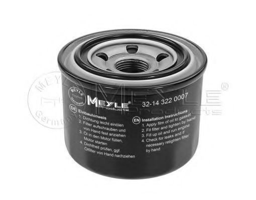 MEYLE 32-14 322 0007 Масляный фильтр для MITSUBISHI (Митсубиши/митсубиси) MEYLE 32-14 322 0007 Масляный фильтр для MITSUBISHI (Митсубиши/митсубиси)