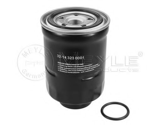 MEYLE 32-14 323 0001 Топливный фильтр для MITSUBISHI COLT/RODEO (Митсубиши/митсубиси Cолт/родэо) MEYLE 32-14 323 0001 Топливный фильтр для MITSUBISHI COLT/RODEO (Митсубиши/митсубиси Cолт/родэо)
