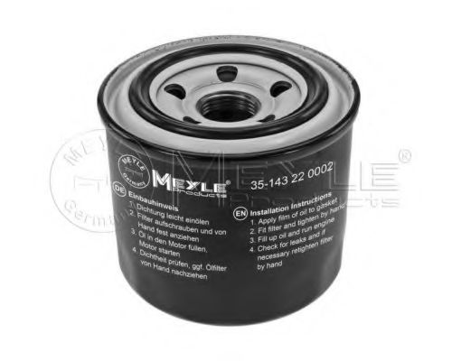 MEYLE 35-14 322 0002 Масляный фильтр для KIA BESTA (Киа Бэста) MEYLE 35-14 322 0002 Масляный фильтр для KIA BESTA (Киа Бэста)