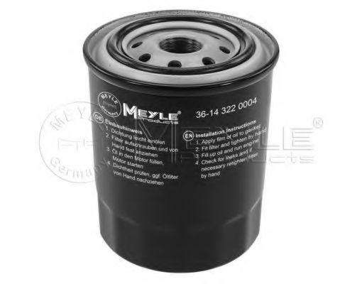 MEYLE 36-14 322 0004 Масляный фильтр для NISSAN PRIMERA (Ниссан Примера) MEYLE 36-14 322 0004 Масляный фильтр для NISSAN PRIMERA (Ниссан Примера)