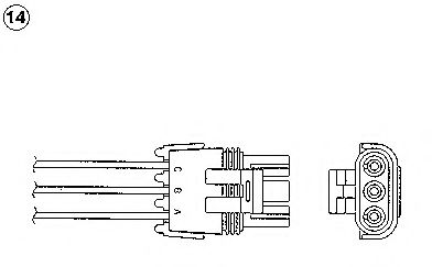 NGK 0193 Лямбда-зонд для RENAULT SAFRANE (Рено Сафранэ) NGK 0193 Лямбда-зонд для RENAULT SAFRANE (Рено Сафранэ)
