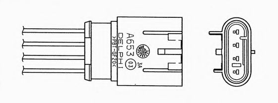 NGK 96130 Лямбда-зонд для FIAT 500 (Фиат 500) NGK 96130 Лямбда-зонд для FIAT 500 (Фиат 500)