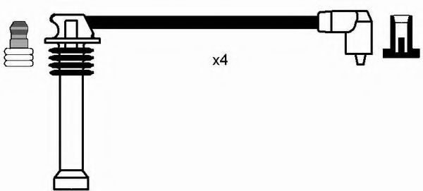 NGK 8542 Комплект проводов зажигания для FORD TRANSIT CONNECT (Форд Трансит cоннэcт) NGK 8542 Комплект проводов зажигания для FORD TRANSIT CONNECT (Форд Трансит cоннэcт)