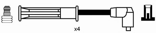 NGK 8185 Комплект проводов зажигания для RENAULT KANGOO (Рено Кангу) NGK 8185 Комплект проводов зажигания для RENAULT KANGOO (Рено Кангу)