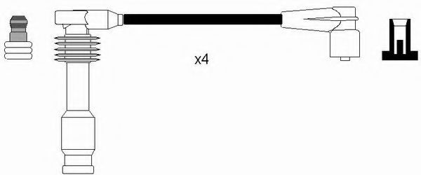 NGK 44301 Комплект проводов зажигания для OPEL (Опель) NGK 44301 Комплект проводов зажигания для OPEL (Опель)