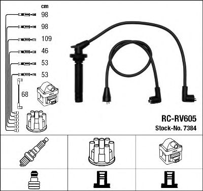 NGK 7384 Комплект проводов зажигания для HONDA LEGEND I (Хонда Лэгэнд и) NGK 7384 Комплект проводов зажигания для HONDA LEGEND I (Хонда Лэгэнд и)