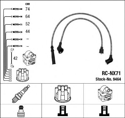 NGK 9464 Комплект проводов зажигания для NISSAN PULSAR I (Ниссан Пулсар и) NGK 9464 Комплект проводов зажигания для NISSAN PULSAR I (Ниссан Пулсар и)
