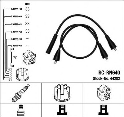 NGK 44282 Комплект проводов зажигания для RENAULT ALLIANCE (Рено Аллианcэ) NGK 44282 Комплект проводов зажигания для RENAULT ALLIANCE (Рено Аллианcэ)