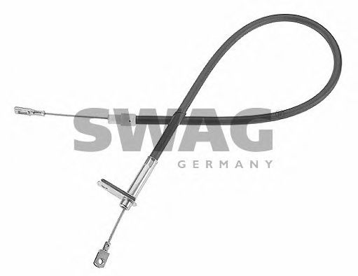 SWAG 10 91 8121 Трос, стояночная тормозная система Дисковой механизм для MERCEDES-BENZ E-CLASS (Мэрcэдэс-бэнз Е класс) SWAG 10 91 8121 Трос, стояночная тормозная система Дисковой механизм для MERCEDES-BENZ E-CLASS (Мэрcэдэс-бэнз Е класс)