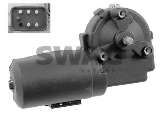 SWAG 10 91 8859 Двигатель стеклоочистителя Bosch для MERCEDES-BENZ CABRIOLET (Мэрcэдэс-бэнз Cабриолэт)