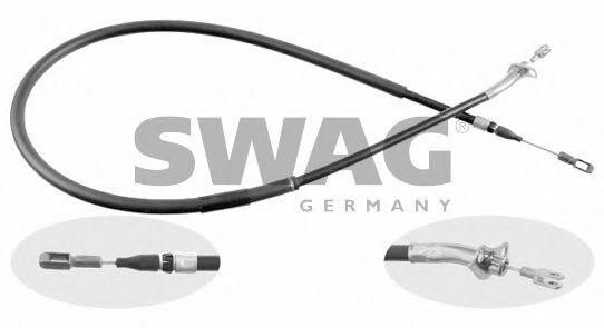 SWAG 10 92 1263 Трос, стояночная тормозная система Дисковой механизм для MERCEDESBENZ (Мерседес бенц) SWAG 10 92 1263 Трос, стояночная тормозная система Дисковой механизм для MERCEDESBENZ (Мерседес бенц)