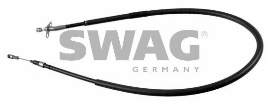 SWAG 10 92 1265 Трос, стояночная тормозная система Дисковой механизм для MERCEDESBENZ (Мерседес бенц) SWAG 10 92 1265 Трос, стояночная тормозная система Дисковой механизм для MERCEDESBENZ (Мерседес бенц)