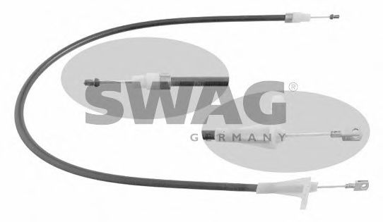 SWAG 10 92 2674 Трос, стояночная тормозная система для левостороннего расположения руля для MERCEDESBENZ (Мерседес бенц) SWAG 10 92 2674 Трос, стояночная тормозная система для левостороннего расположения руля для MERCEDESBENZ (Мерседес бенц)