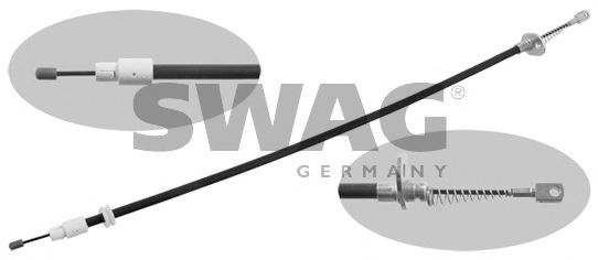 SWAG 10 93 4905 Трос, стояночная тормозная система для MERCEDESBENZ (Мерседес бенц) SWAG 10 93 4905 Трос, стояночная тормозная система для MERCEDESBENZ (Мерседес бенц)