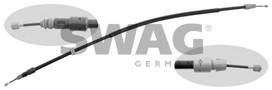 SWAG 10 93 4908 Трос, стояночная тормозная система для MERCEDES-BENZ GL-CLASS (Мэрcэдэс-бэнз Жл класс) SWAG 10 93 4908 Трос, стояночная тормозная система для MERCEDES-BENZ GL-CLASS (Мэрcэдэс-бэнз Жл класс)