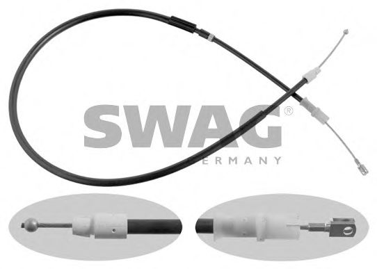 SWAG 10 93 7272 Трос, стояночная тормозная система OM 642. 993 для MERCEDESBENZ (Мерседес бенц) SWAG 10 93 7272 Трос, стояночная тормозная система OM 642. 993 для MERCEDESBENZ (Мерседес бенц)