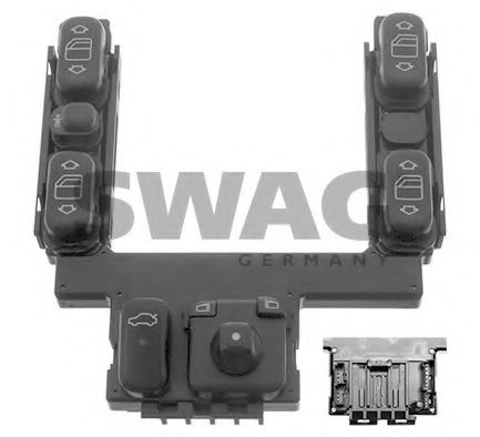 SWAG 10 94 6769 Выключатель, стеклолодъемник 808 для MERCEDES-BENZ E-CLASS (Мэрcэдэс-бэнз Е класс) SWAG 10 94 6769 Выключатель, стеклолодъемник 808 для MERCEDES-BENZ E-CLASS (Мэрcэдэс-бэнз Е класс)