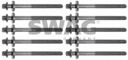SWAG 20 91 2032 Комплект болтов головки цилидра 