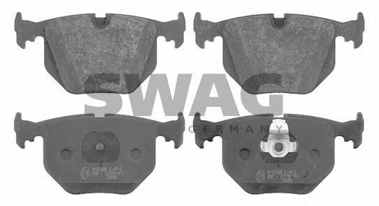 SWAG 20 91 6175 Тормозные колодки M 60 для BMW (Бмв) SWAG 20 91 6175 Тормозные колодки M 60 для BMW (Бмв)