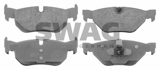 SWAG 20 91 6533 Тормозные колодки не для повышенной нагрузки для BMW (Бмв) SWAG 20 91 6533 Тормозные колодки не для повышенной нагрузки для BMW (Бмв)